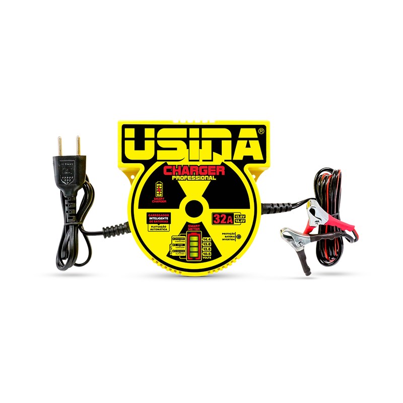 Carregador Inteligente de Baterias Usina Charger 32A 12V Bivolt