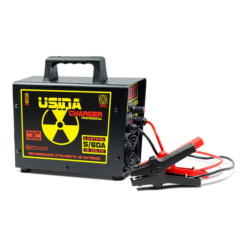 Carregador Inteligente de Baterias Usina Charger 60A 12V Bivolt - foto 3
