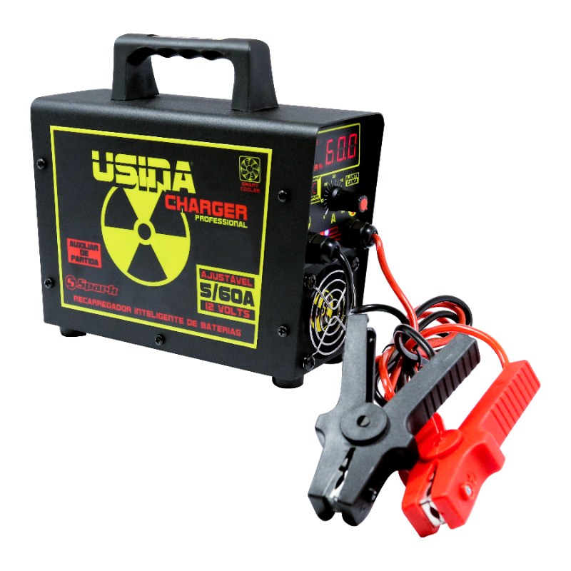 Carregador Inteligente de Baterias Usina Charger 60A 12V Bivolt - foto 3