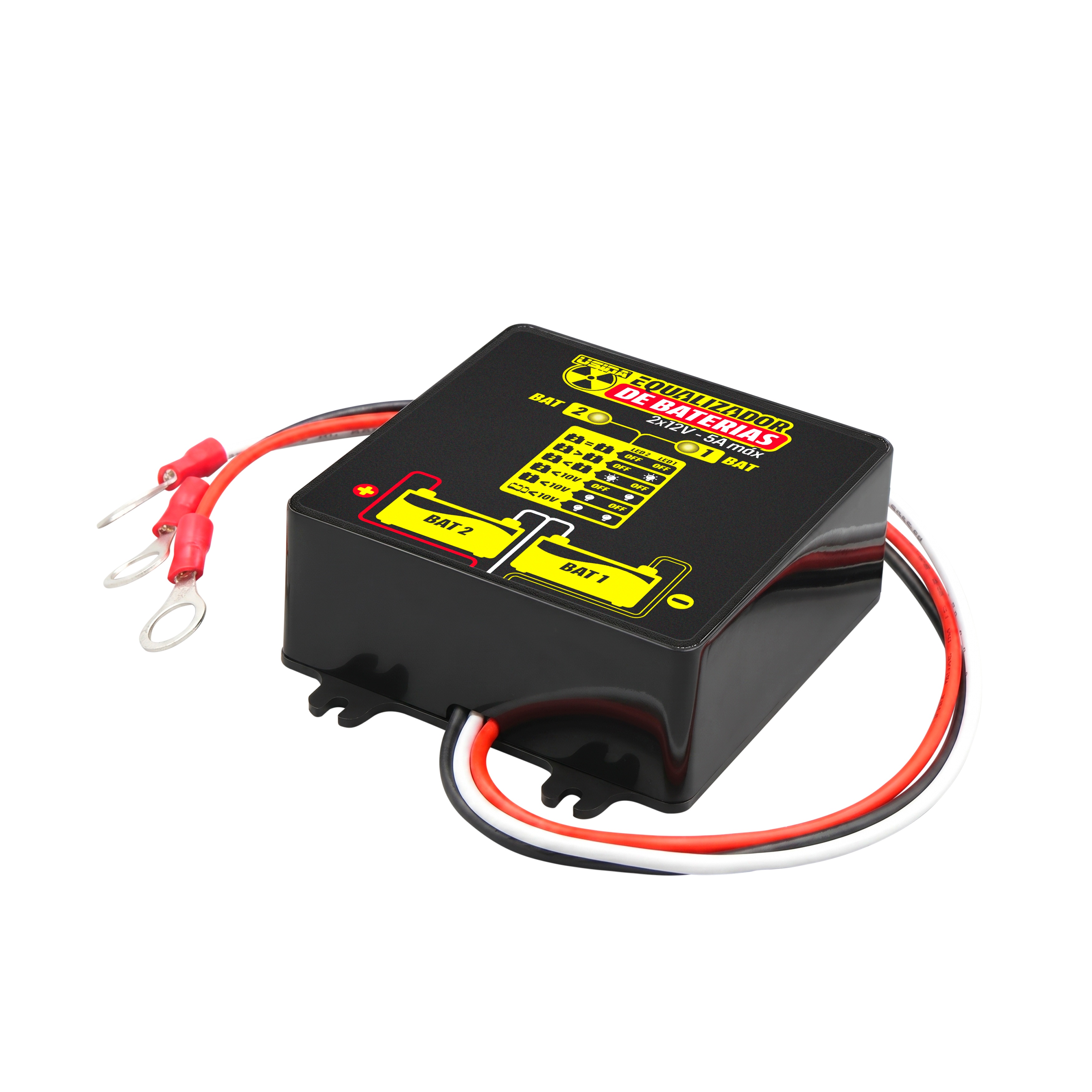 EQUALIZADOR DE BATERIAS 2X12V 5A LED - foto 2