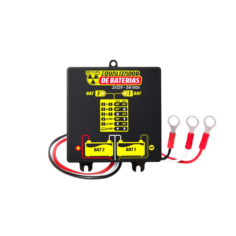 EQUALIZADOR DE BATERIAS 2X12V 5A LED
