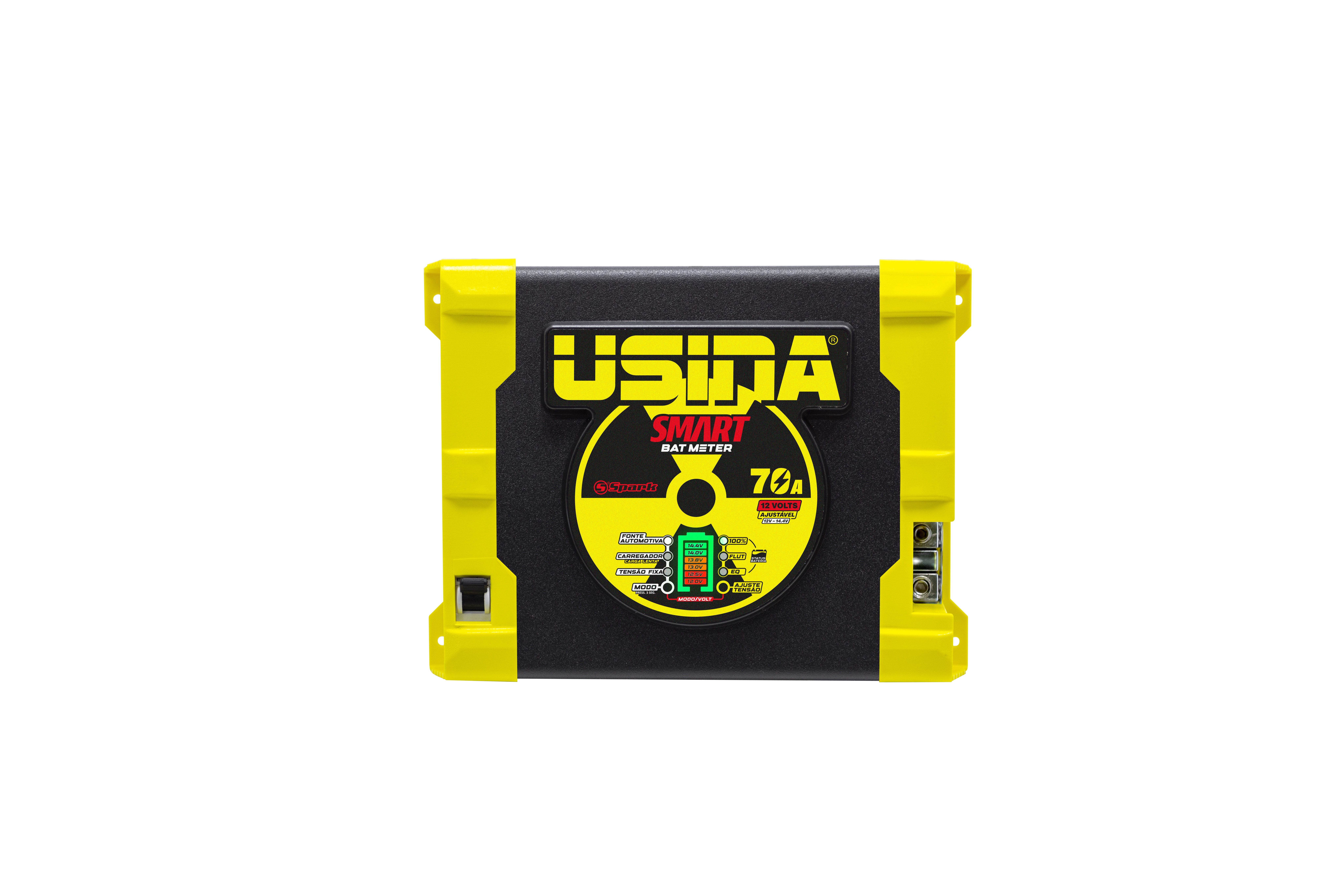 Fonte Usina Smart Bat Meter 70A 12V Bivolt