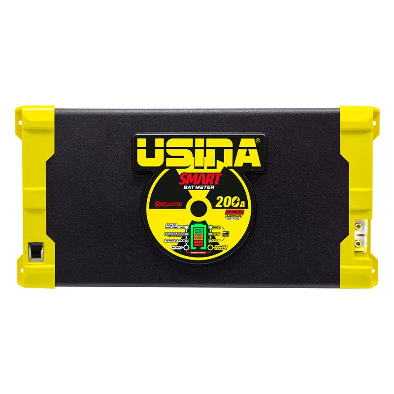 Fonte Usina Smart Bat Meter 200A 12V Monovolt 220V