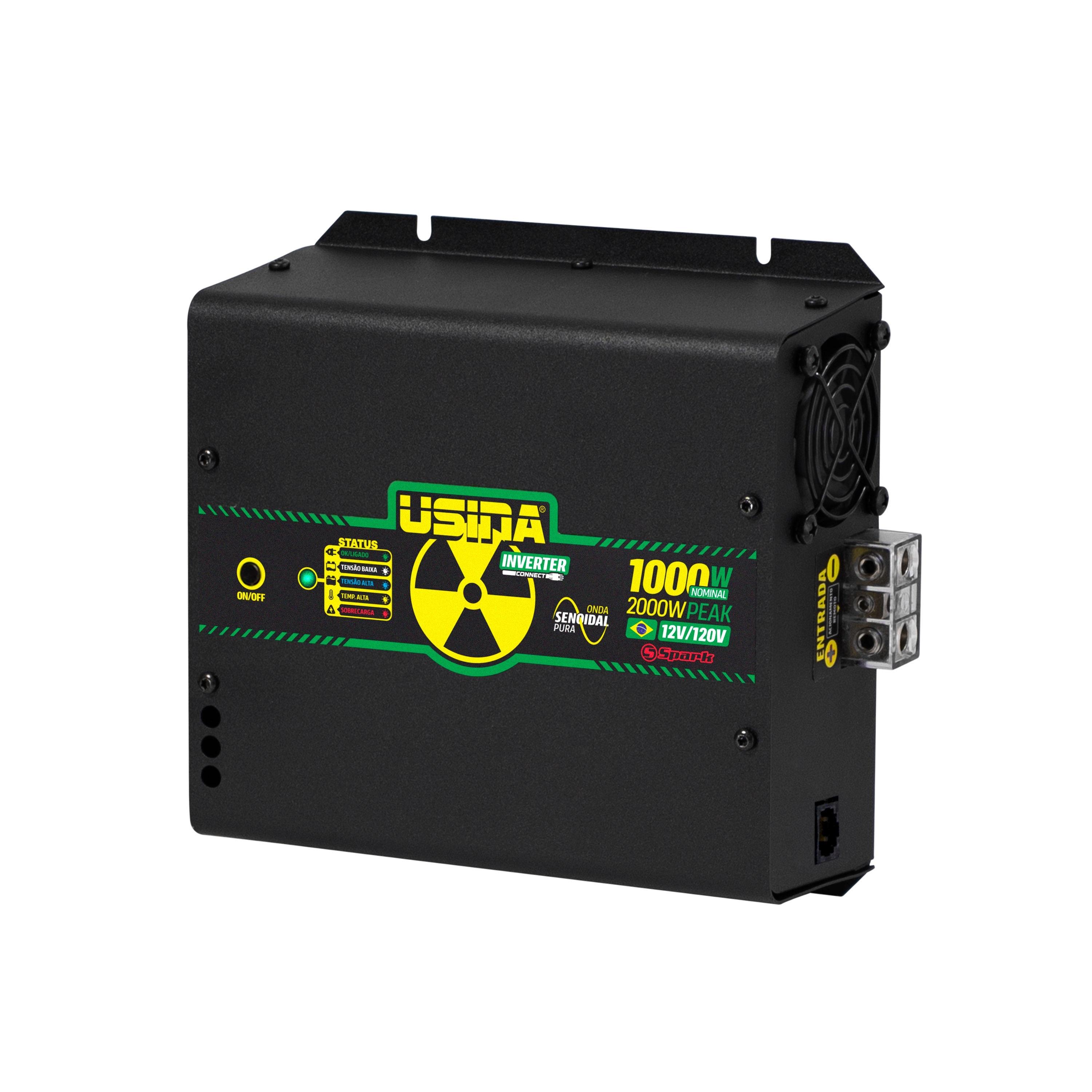 INVERSOR SENOIDAL CONNECT 1000W 12V 120V - foto 4