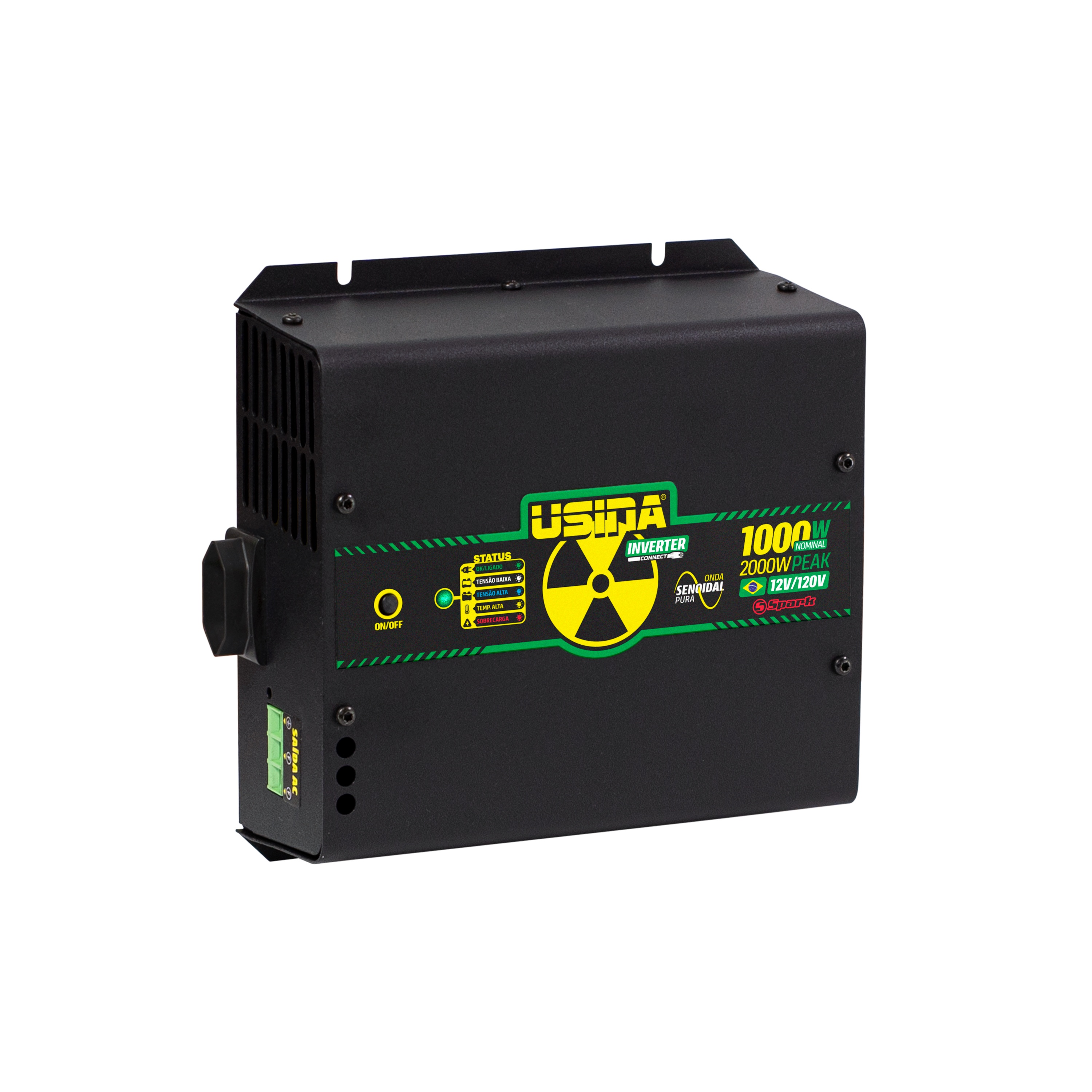 INVERSOR SENOIDAL CONNECT 1000W 12V 120V - foto 5