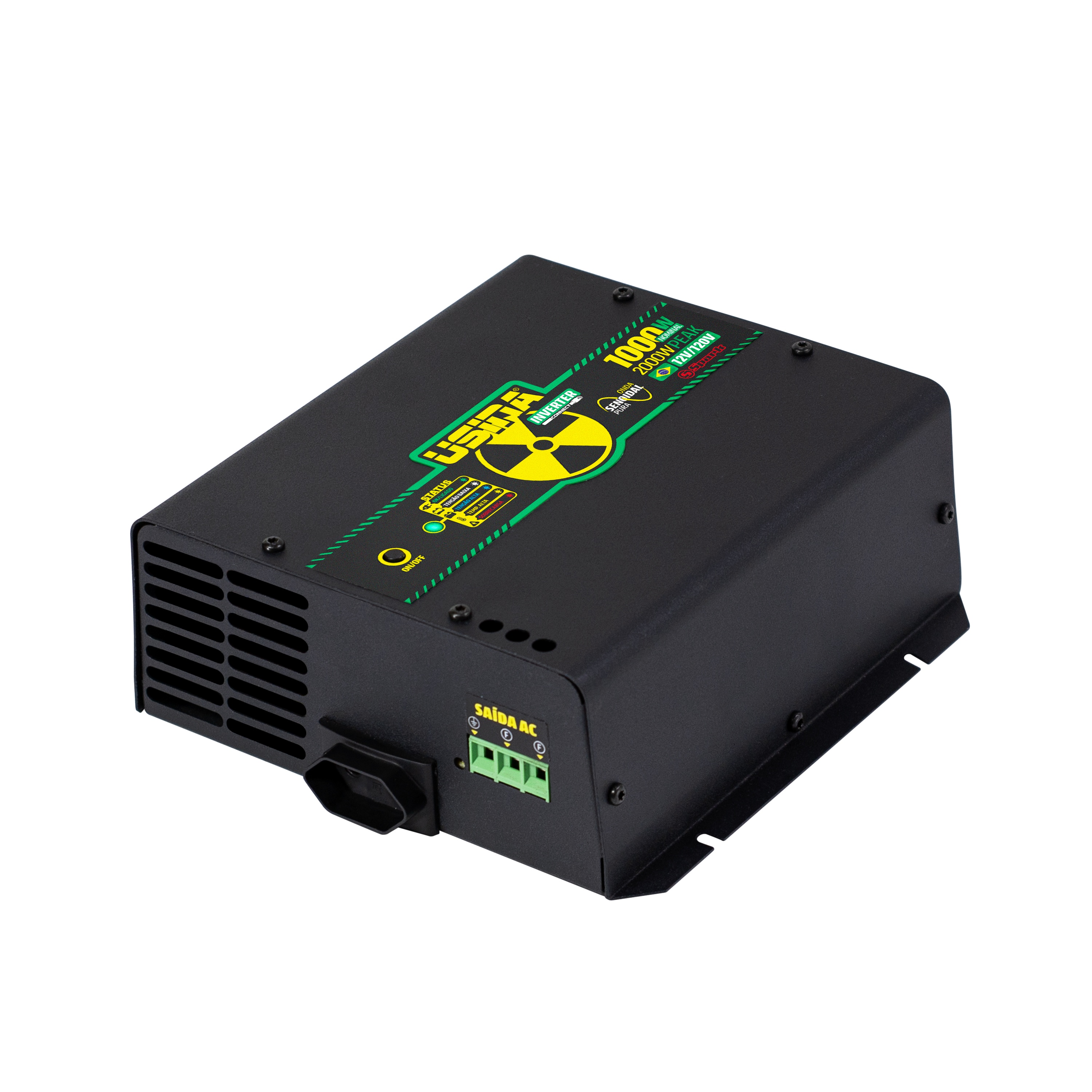 INVERSOR SENOIDAL CONNECT 1000W 12V 120V - foto 3