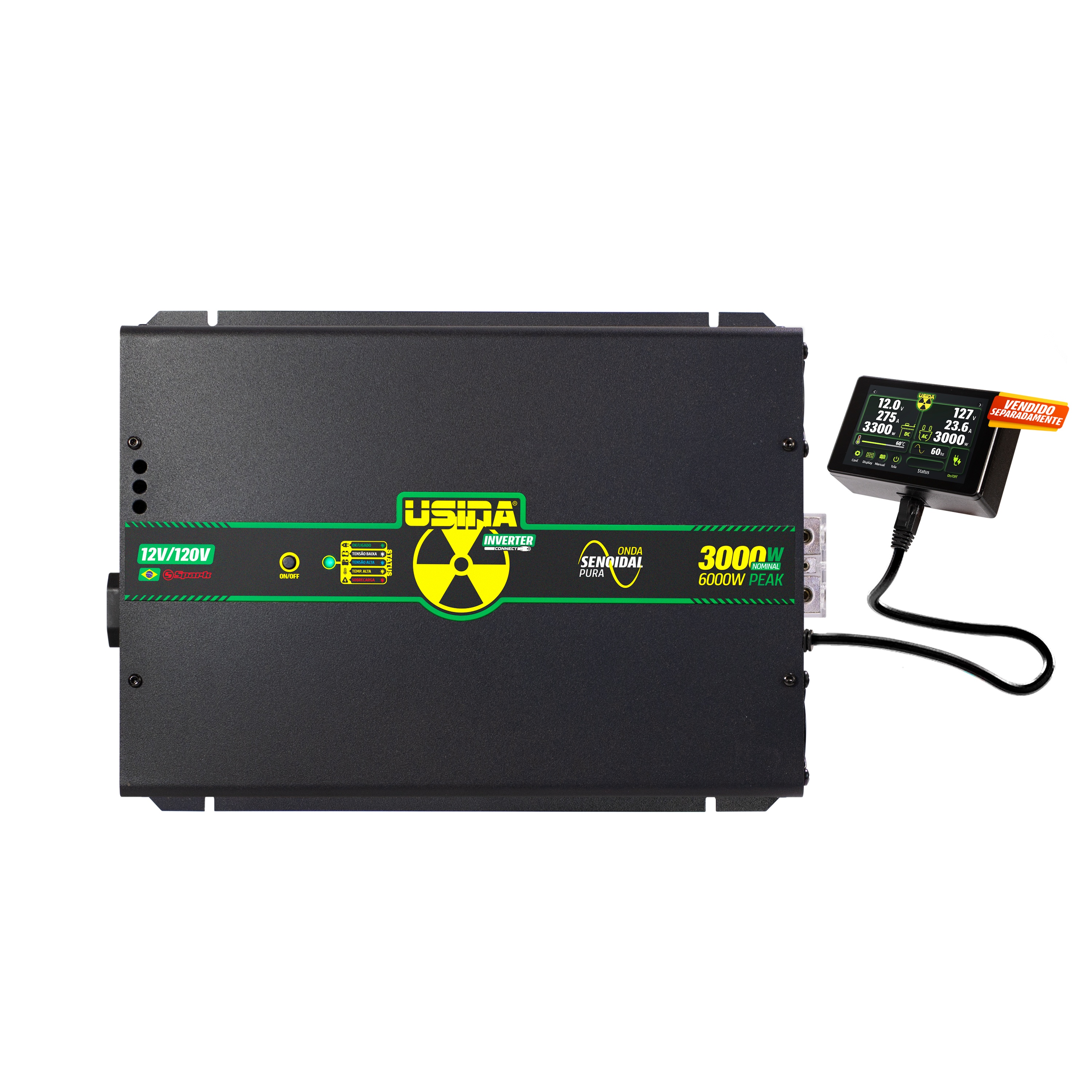 Inversor Senoidal Connect 3000W 12V 120V - foto 7