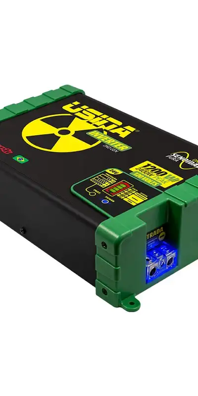 Inversor Usina 1200W Onda Senoidal Pura, Off-Grid, Entrada 24VDC, Saída 120VAC, Pico 3000W