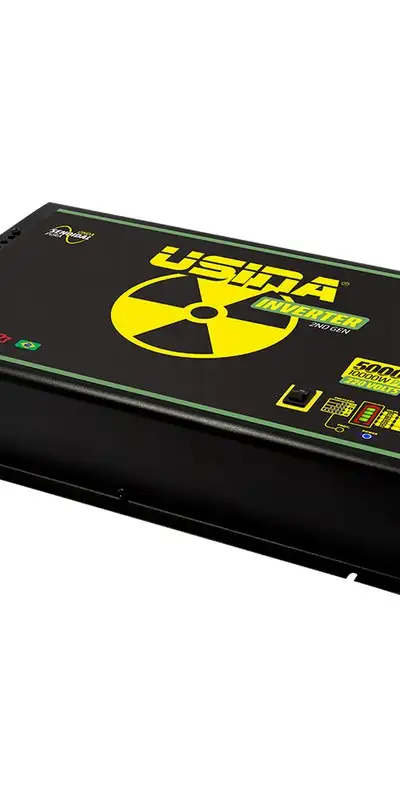 Inversor Usina 5000W Onda Senoidal Pura, Off-Grid, Entrada 24VDC, Saída 220VAC, Pico 10000W
