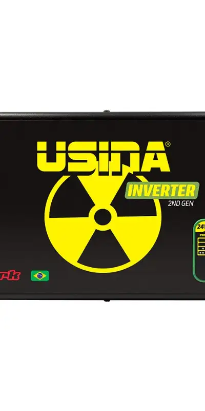Inversor Usina 1800W Onda Senoidal Pura, Off-Grid, Entrada 24VDC, Saída 220VAC, Pico 3600W